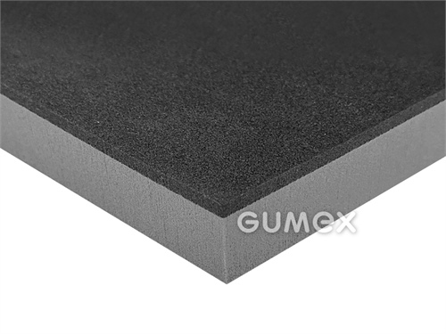 Vícevrstvá pěnová deska LD33 SHADOW BOARD, tlouťka 33mm (5+28), 2000x1000mm, neformátovaná, hustota 33kg/m3, LDPE, -5°C/+95°C, černošedá